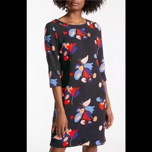 Boden Alda Posy Print Shift Dress Size 6